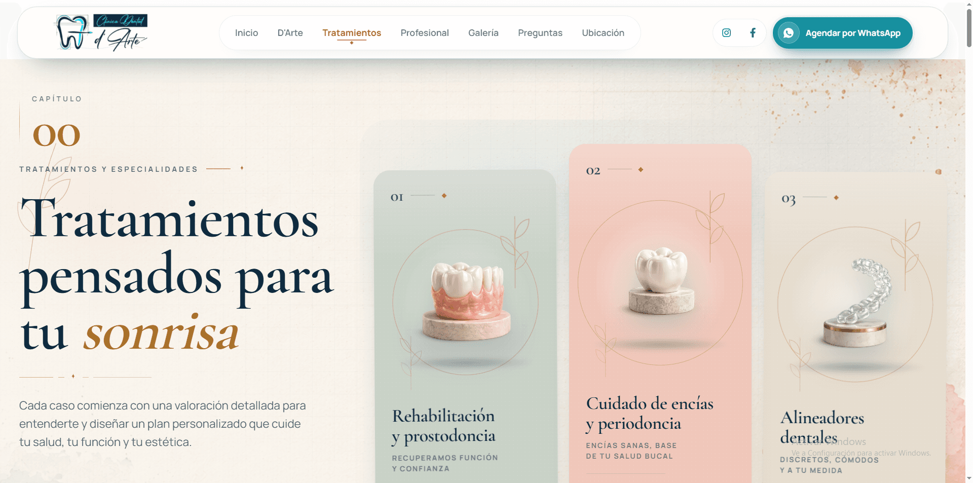 Clínica Dental D’Arte — Tratamientos