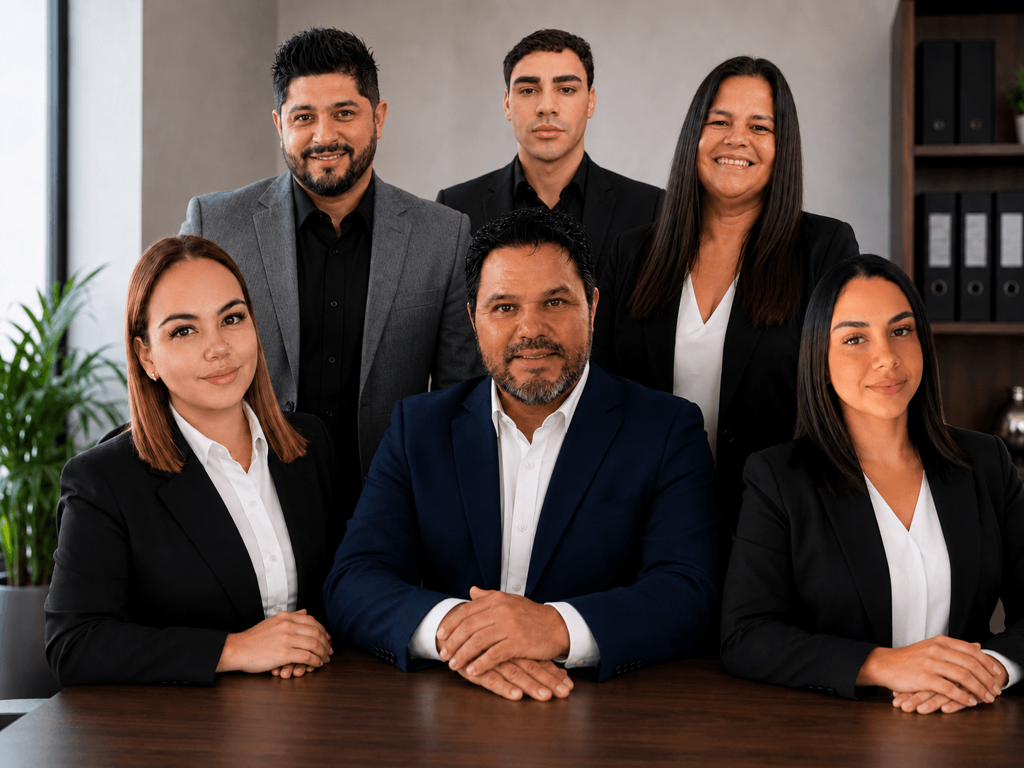 Equipo de Godínez & Asociados en la oficina.